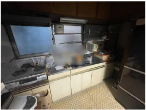 広島市西区己斐上、中古一戸建てのキッチン画像です