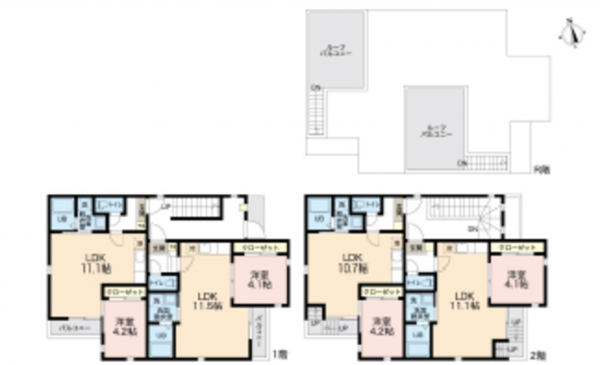 広島市南区宇品東、収益物件/アパートの間取り画像です