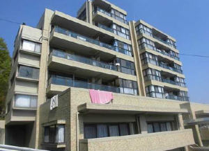 広島市西区新庄町、マンションの外観画像です