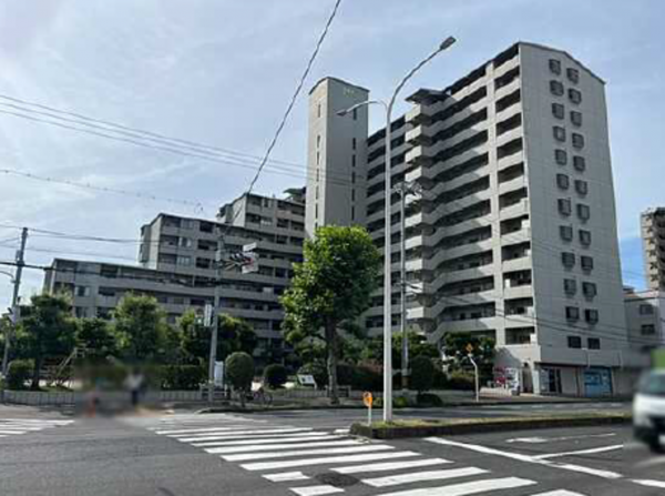 広島市中区江波南、マンションの外観画像です