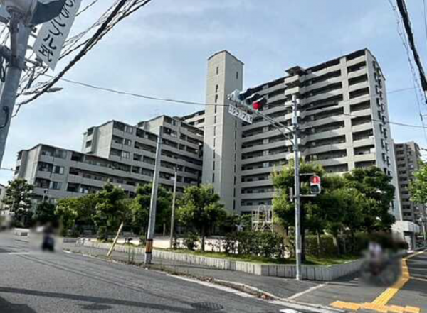 広島市中区江波南、マンションの外観画像です