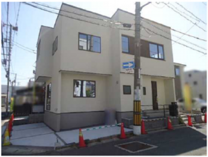 呉市広文化町、新築一戸建ての外観画像です