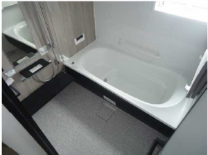 呉市八幡町、新築一戸建ての風呂画像です