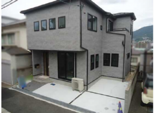 呉市八幡町、新築一戸建ての外観画像です