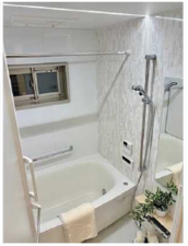 広島市中区本川町、マンションの風呂画像です