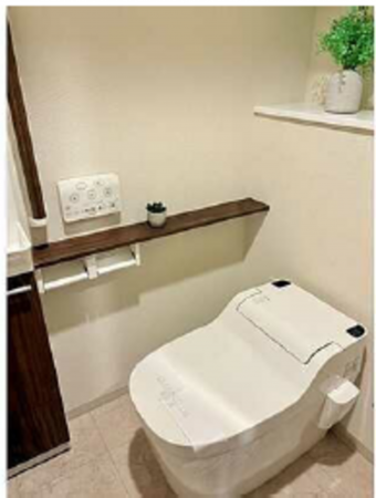 広島市中区本川町、マンションのトイレ画像です