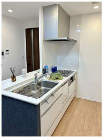 広島市中区本川町、マンションのキッチン画像です