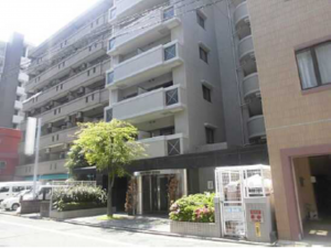 広島市西区打越町、マンションの外観画像です