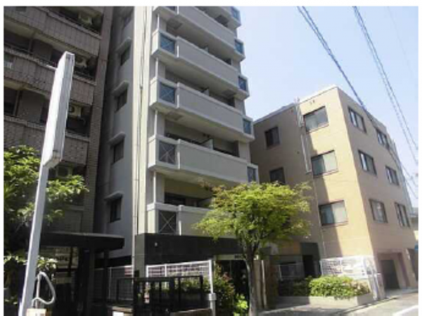 広島市西区打越町、マンションの外観画像です