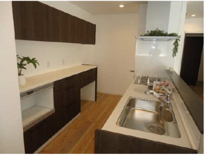 呉市宮原、中古一戸建てのキッチン画像です