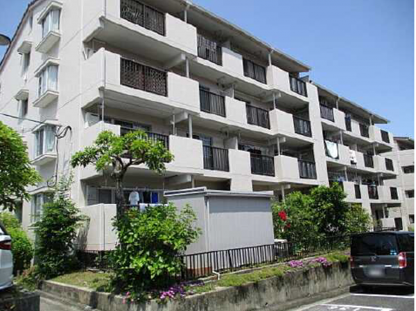 広島市西区鈴が峰町、マンションの外観画像です