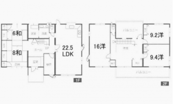 呉市安浦町内海北、中古一戸建ての間取り画像です
