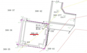広島市東区戸坂新町、土地の間取り画像です