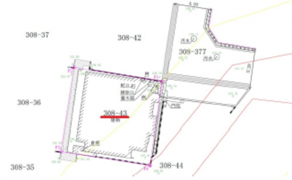 広島市東区戸坂新町、土地の間取り画像です