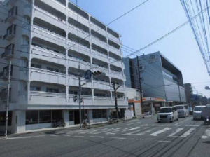 広島市西区庚午中、マンションの外観画像です