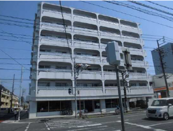 広島市西区庚午中、マンションの外観画像です