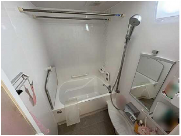 広島市東区牛田旭、マンションの風呂画像です