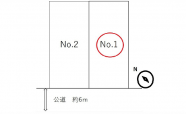 広島市中区舟入幸町、土地の間取り画像です