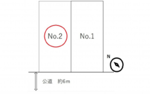 広島市中区舟入幸町、土地の間取り画像です