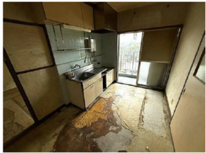 呉市焼山東、マンションのキッチン画像です