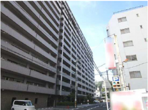 広島市東区光町、マンションの外観画像です