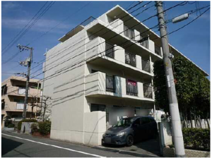 広島市南区西旭町、マンションの外観画像です