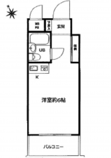 広島市西区南観音、マンションの間取り画像です