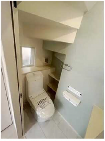 広島市西区井口台、新築一戸建てのトイレ画像です