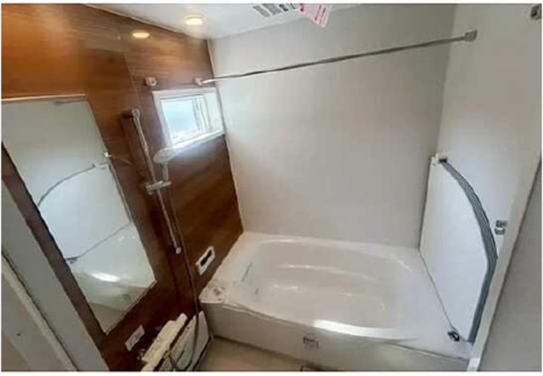 広島市西区井口台、新築一戸建ての風呂画像です