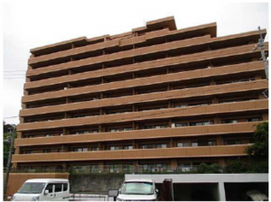 広島市西区古江上、マンションの外観画像です