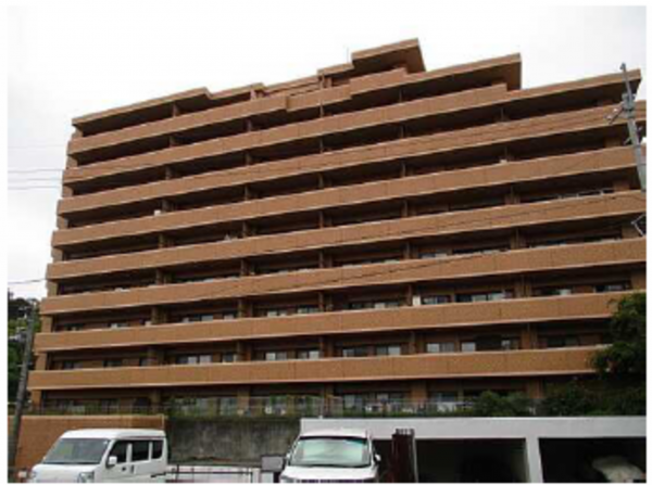 広島市西区古江上、マンションの外観画像です