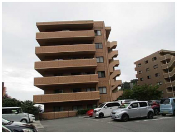 広島市西区古江上、マンションの外観画像です