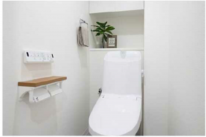 広島市中区江波南、マンションのトイレ画像です