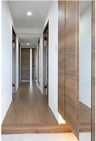 広島市中区江波南、マンションの玄関画像です