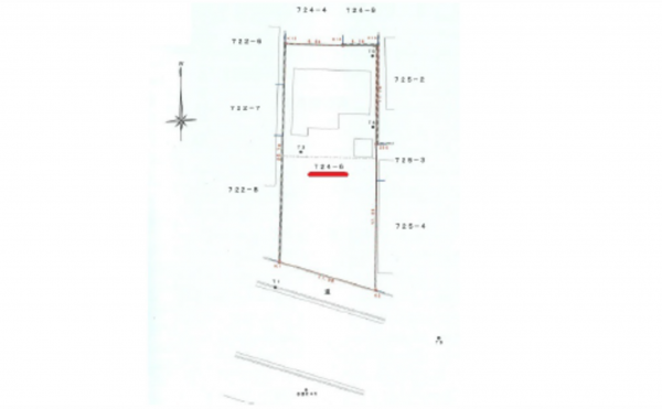 広島市中区千田町、土地の間取り画像です