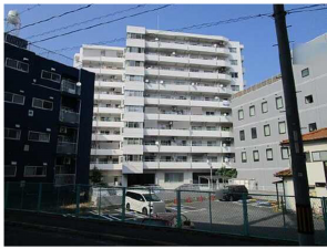 広島市東区二葉の里、マンションの外観画像です