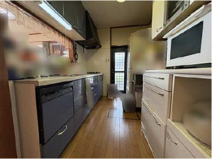 広島市西区草津梅が台、中古一戸建てのキッチン画像です