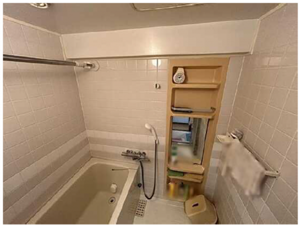 広島市西区古江上、マンションの風呂画像です