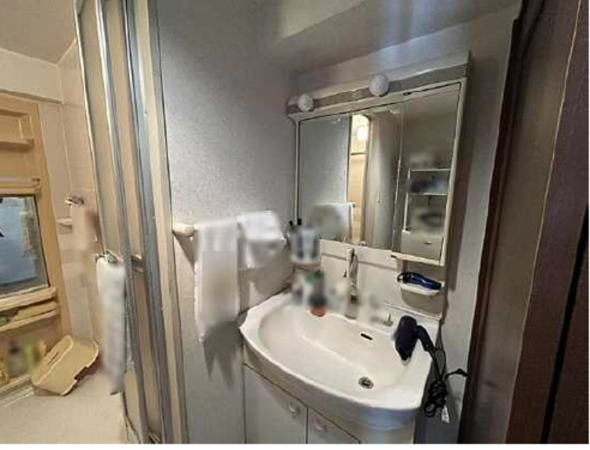 広島市西区古江上、マンションの洗面画像です