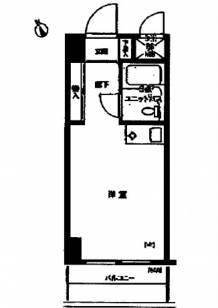 広島市西区南観音、収益物件/マンションの間取り画像です