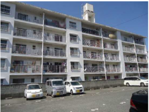 呉市焼山中央、収益物件/マンションの外観画像です