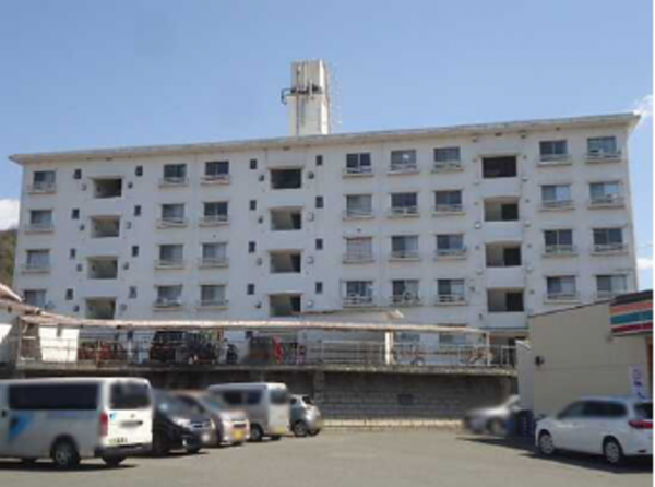 呉市焼山中央、収益物件/マンションの外観画像です