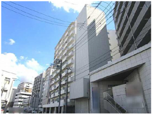 広島市東区光町、マンションの外観画像です