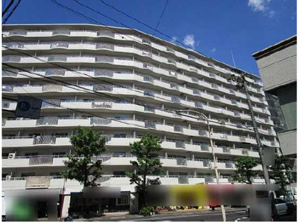 広島市東区光町、マンションの外観画像です