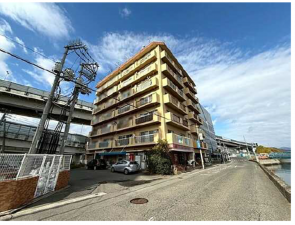 広島市南区大州、マンションの外観画像です