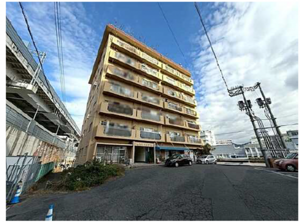 広島市南区大州、マンションの外観画像です