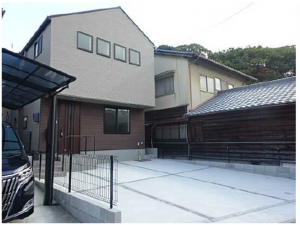 広島市南区北大河町、新築一戸建ての外観画像です