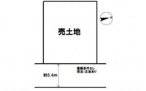 広島市南区宇品御幸、土地の間取り画像です