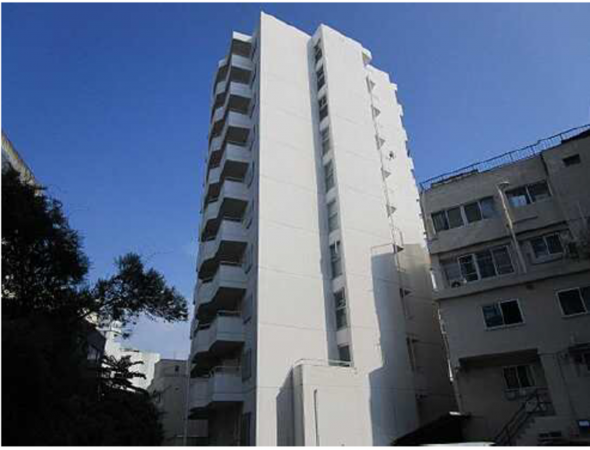 広島市東区二葉の里、マンションの外観画像です