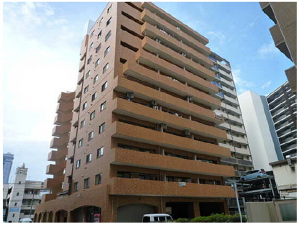 広島市南区宇品海岸、マンションの外観画像です